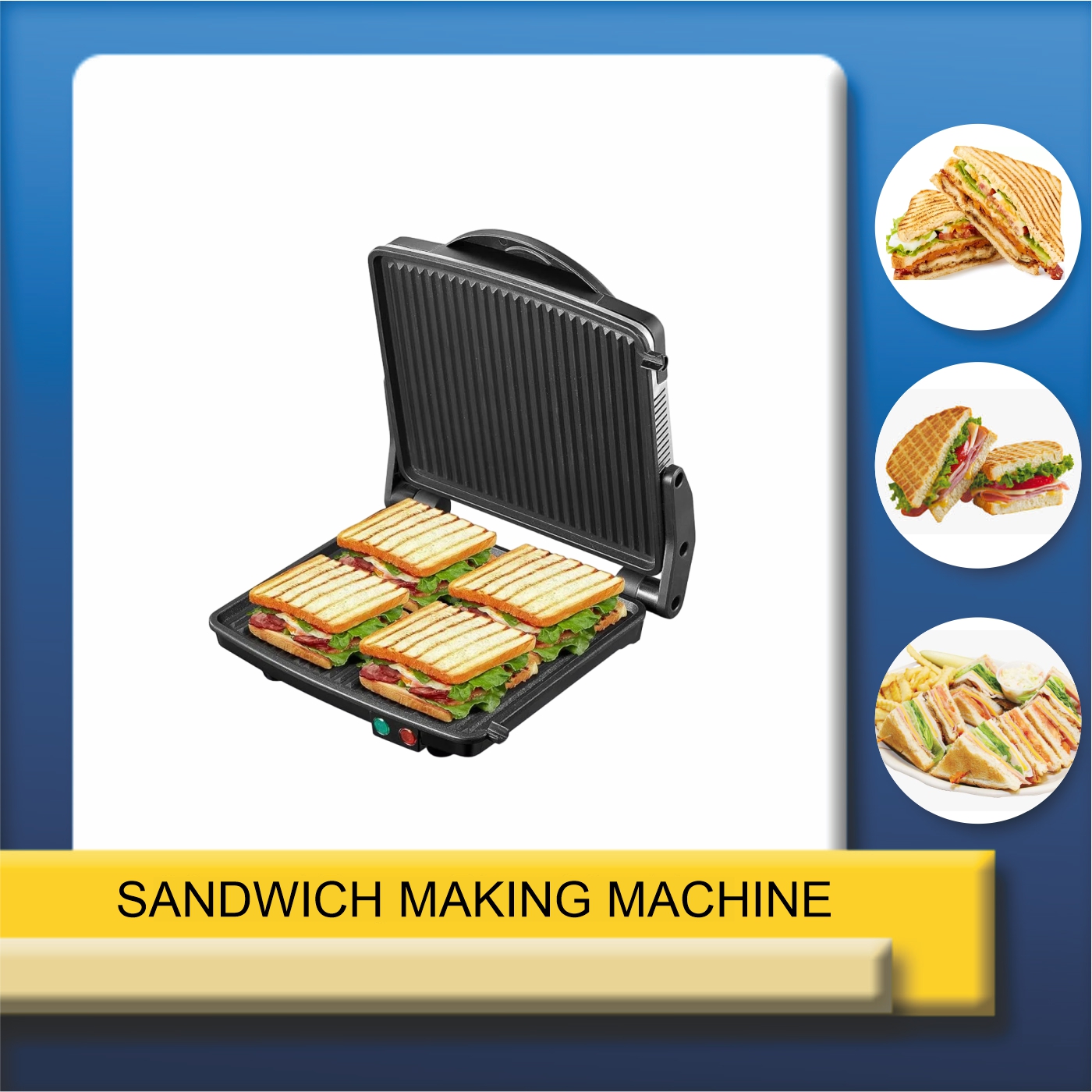 vertical sandwich making machine